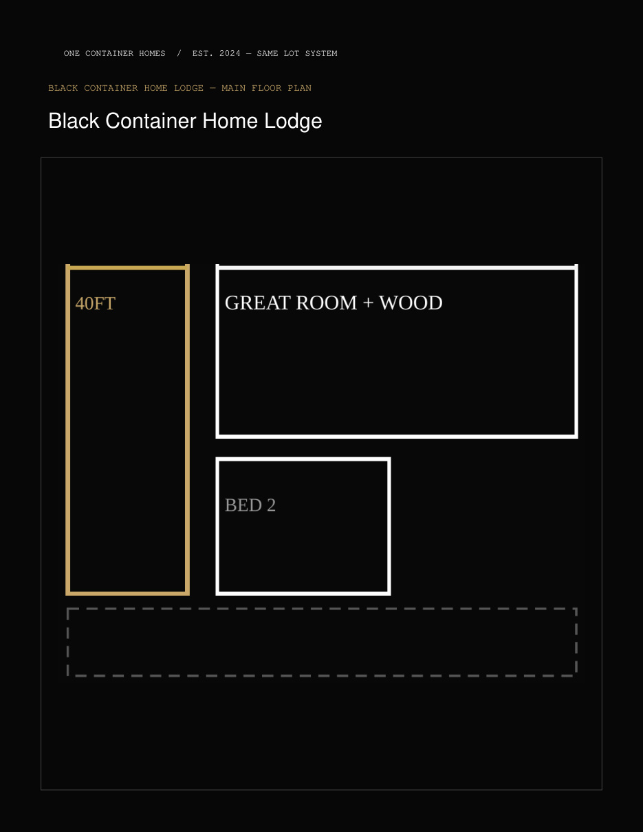 Black Container Home packet — page 8 of 19